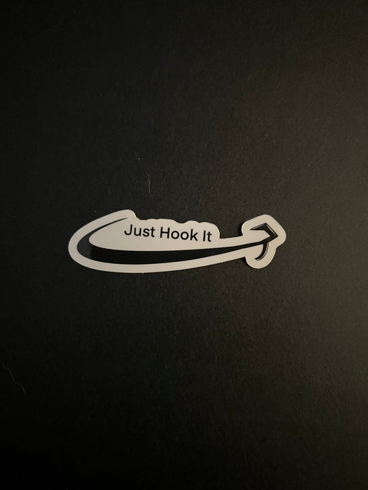 Fire Helmet Sticker 'Just Hook It'