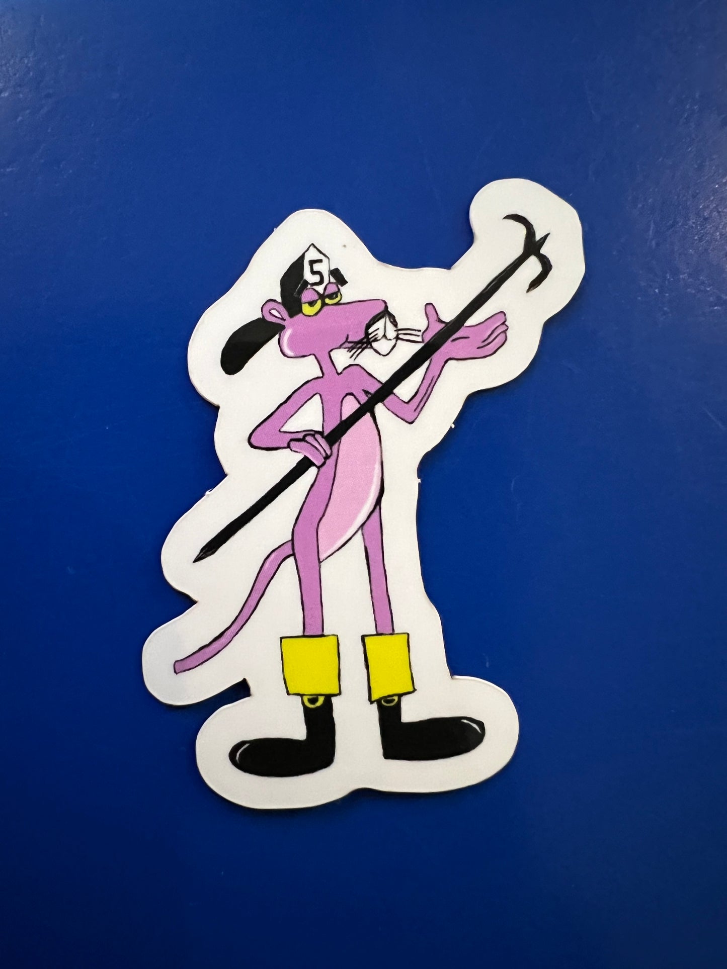 Pink Panther Helmet Sticker